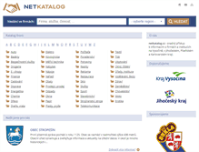 Tablet Screenshot of netkatalog.cz